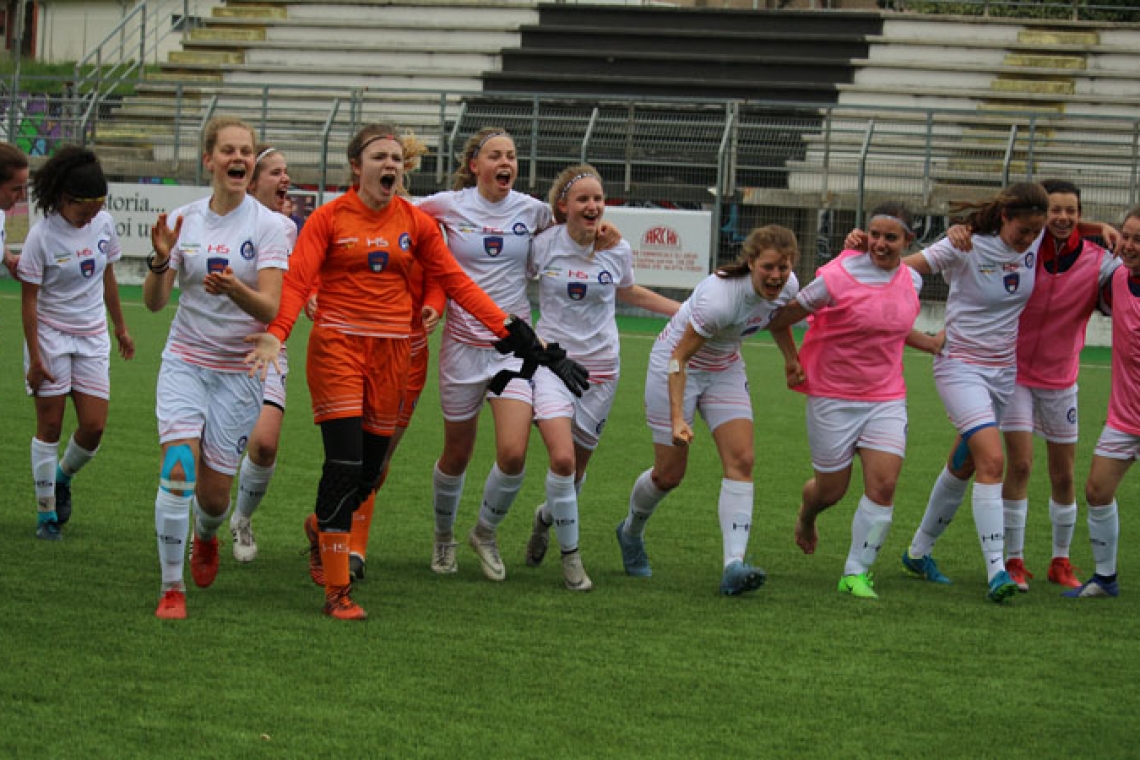 Femminile: CPA Bolzano, Liguria, Piemonte VdAe CPA Trento le top four