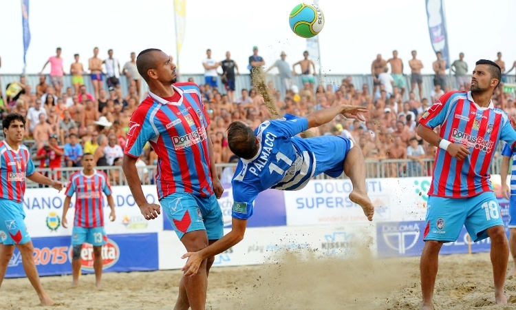 Paolo Palmacci, Gianni Fruzzetti e Giuseppe Platania, Legends della Serie A Beach Soccer FIGC-LND