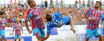 Paolo Palmacci, Gianni Fruzzetti e Giuseppe Platania, Legends della Serie A Beach Soccer FIGC-LND