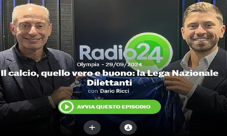 A Radio 24 si parla dell'Area Responsabilità sociale della LND