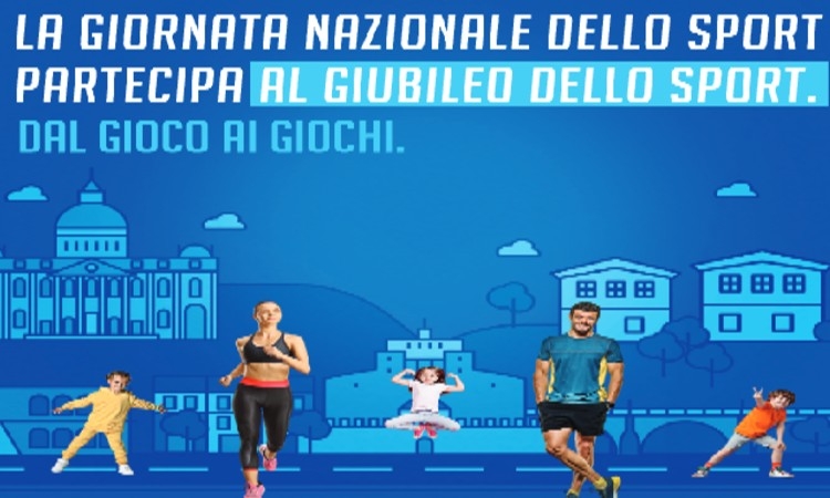 La Giornata Nazionale dello Sport si collega alla celebrazione del Giubileo degli Sportivi