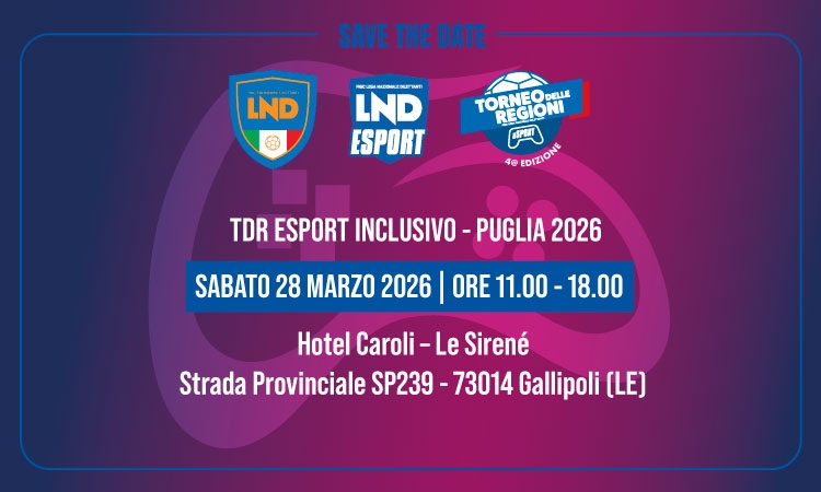 Il TDR eSport torna a Gallipoli per una giornata speciale all’insegna di sport, innovazione e inclusione.