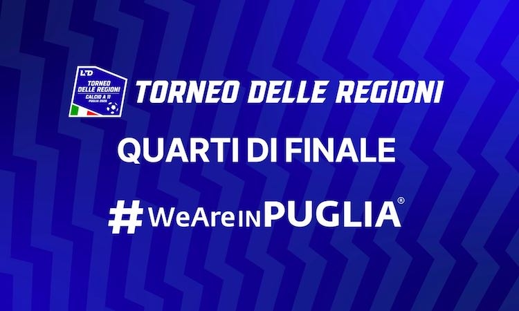 Torneo delle Regioni: gli accoppiamenti dei quarti di finale