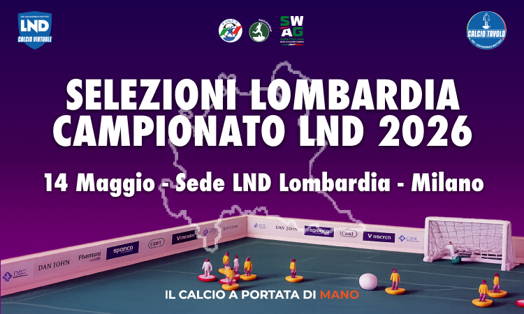 Calcio Tavolo: la Lombardia scende in campo nella sede regionale della FIGC-LND